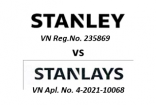 Đơn đăng ký nhãn hiệu  “STANLAYS” bị phản đối